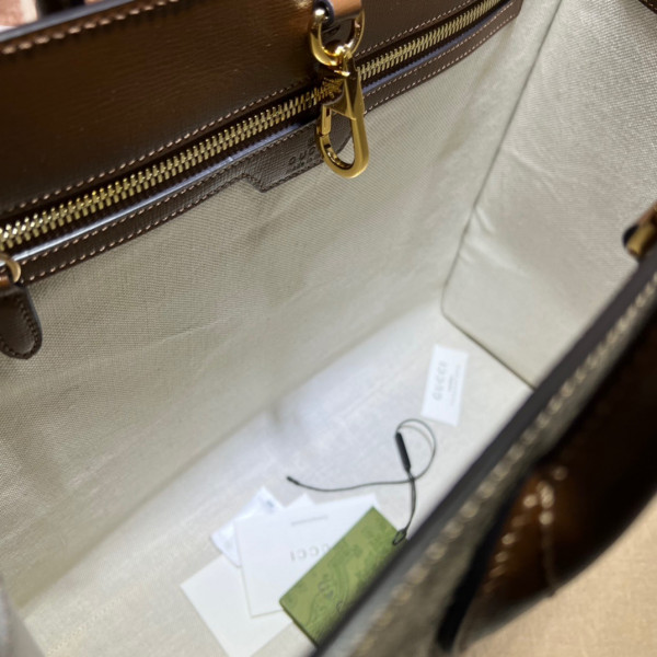 G*u*i medium tote with interlocking g