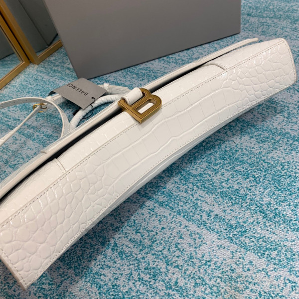 Ba*len*cia*ga hourglass stretched top handle bag