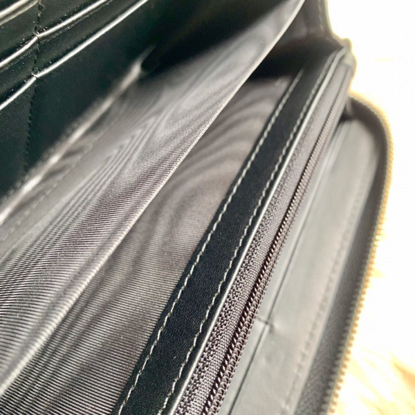 G*u*i bee print gg zip around wallet