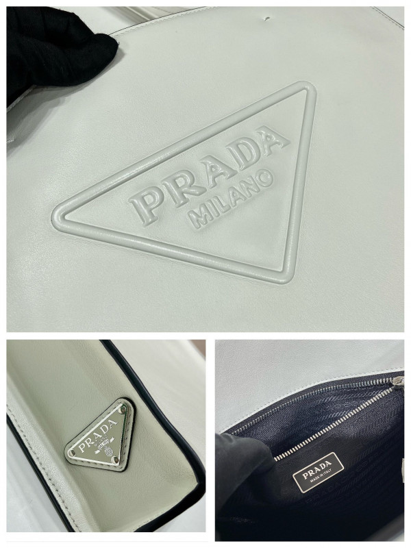 Pra*a leather tote bag