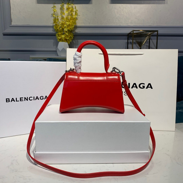 Ba*len*cia*ga hourglass xs top handle bag