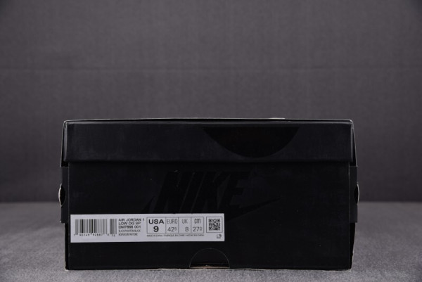 Jordan 1 Retro Low OG SP Travis Scott Black Phantom DM7866-100