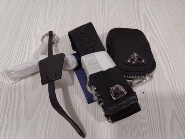 Pra*a nylon hobo bag