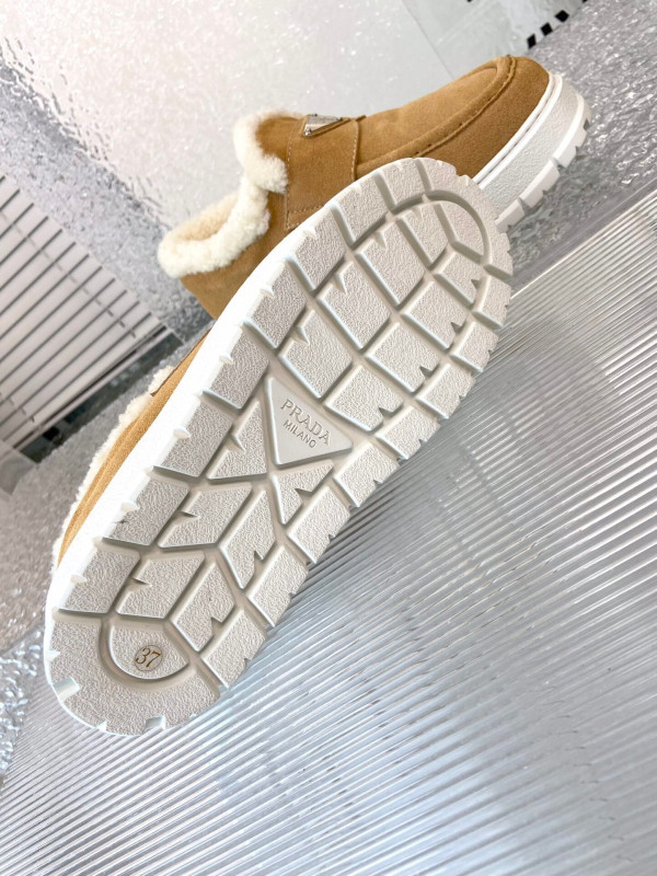 Pra*a suede loafer booties