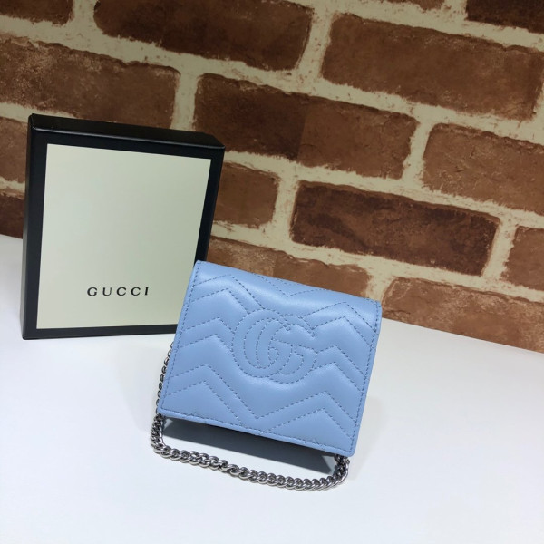 G*u*i gg marmont chain wallet