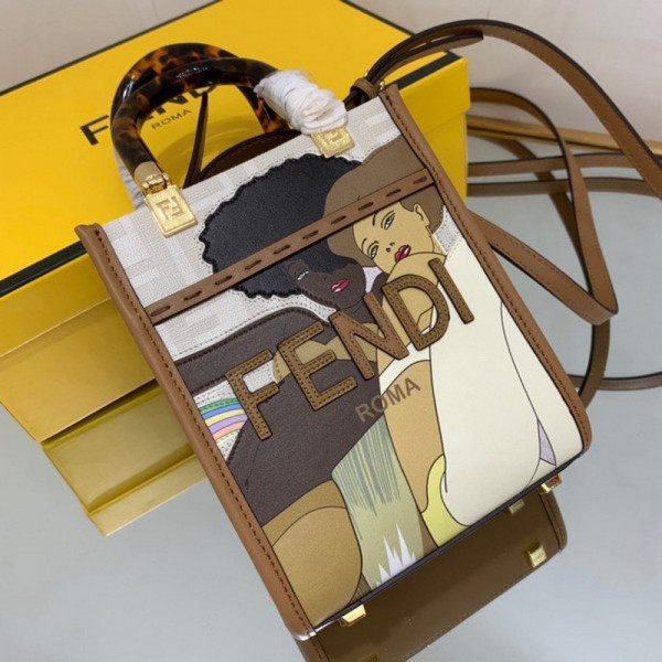 F**di mini sunshine shopper-13-18-6.5cm