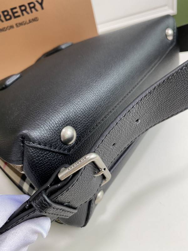 B**rry check bowling bag-26*12*19cm