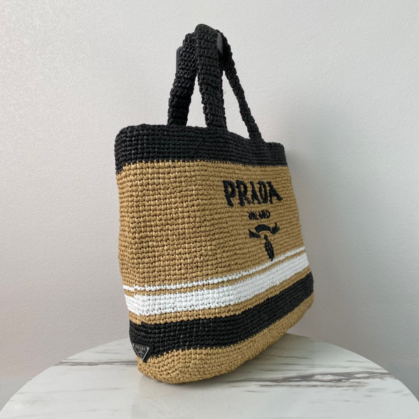 Pra*a crochet tote bag-48*34*16cm