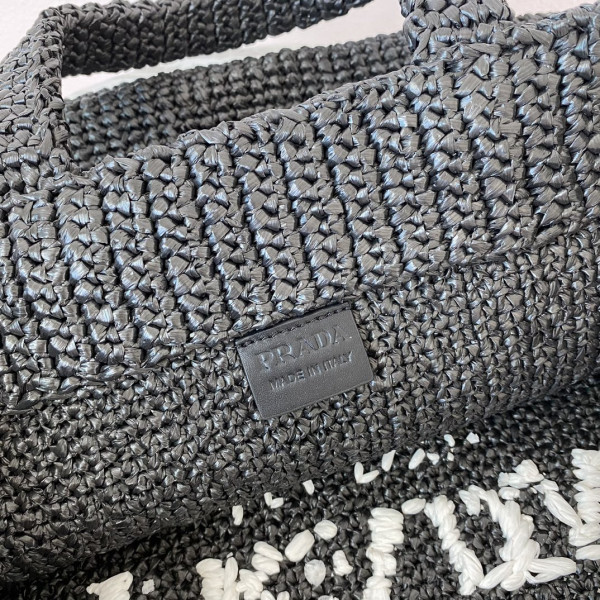 Pra*a crochet tote bag-48*34*16cm