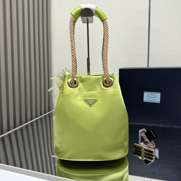 Pra*a mariner re-nylon small bucket bag