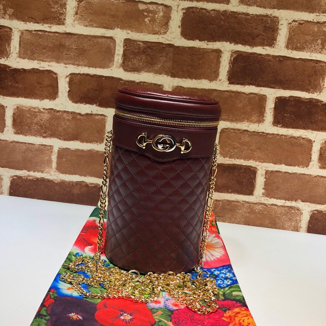 G*u*i quilted leather belt bag