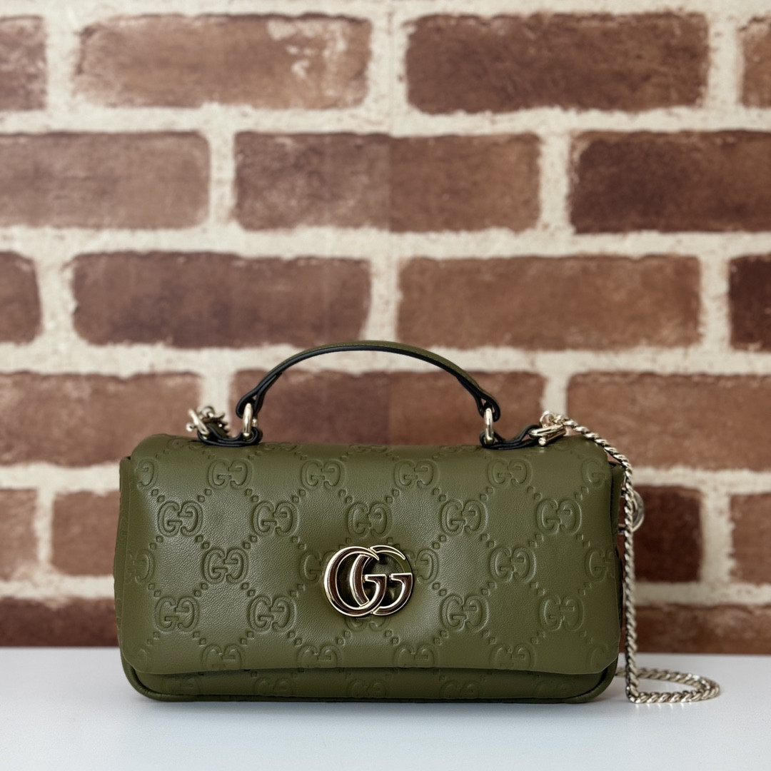 G*u*i gg milano mini top handle bag-21*12.5*4.5cm