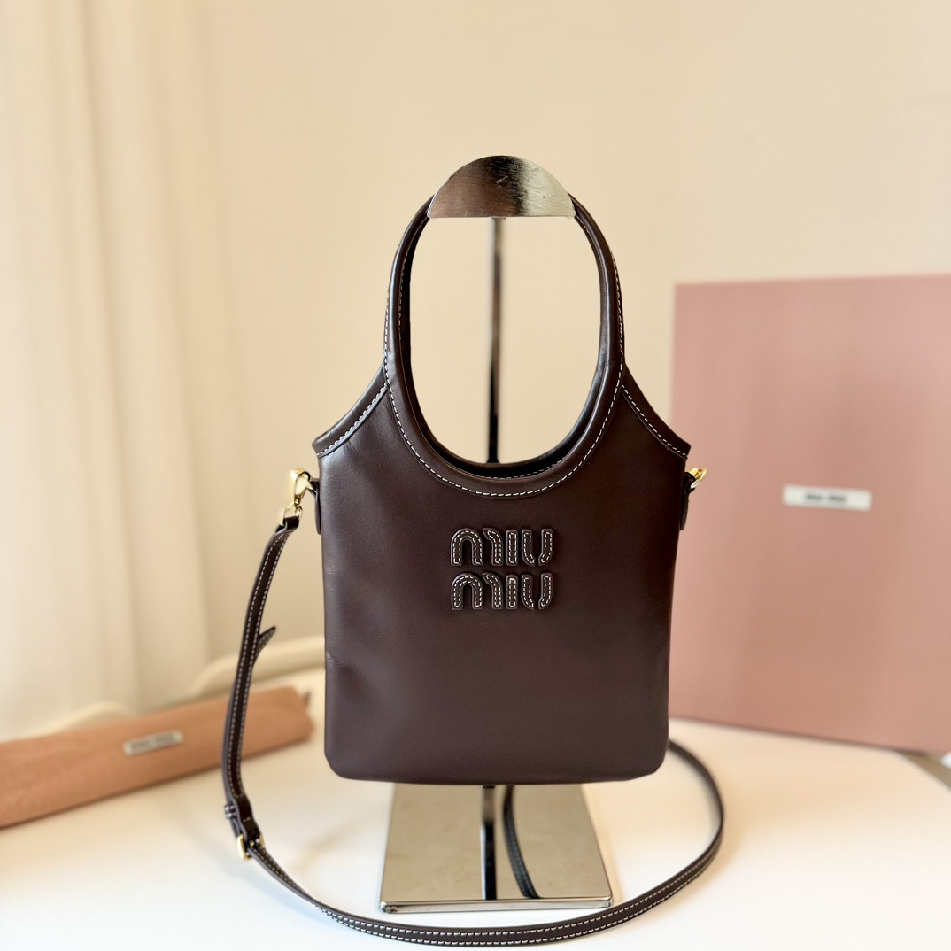 M*um*u ivy leather handbag mini